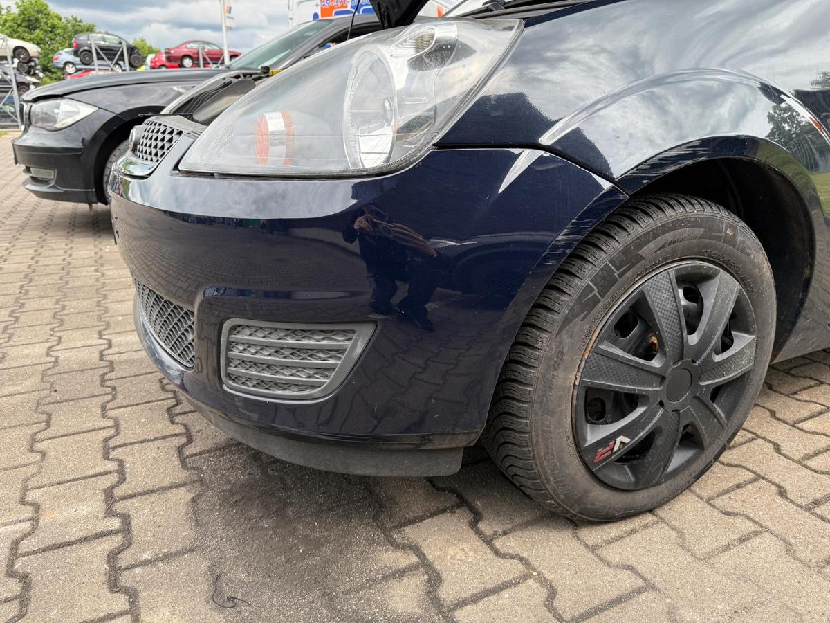 Ford Fiesta JD3 original Stoßstange Stoßfänger vorn Marineblau Facelift BJ07